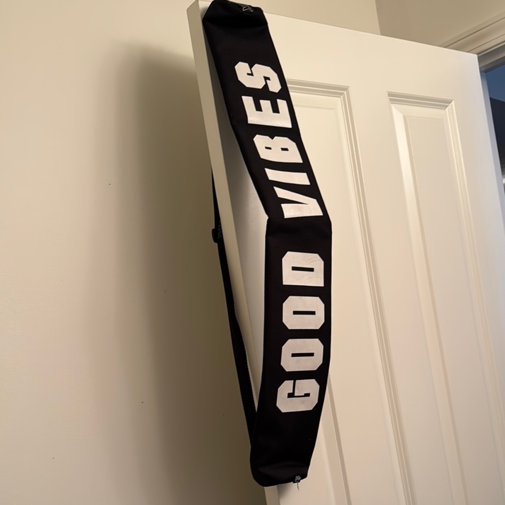 PINK Victoria's Secret Black and White Belt Bag